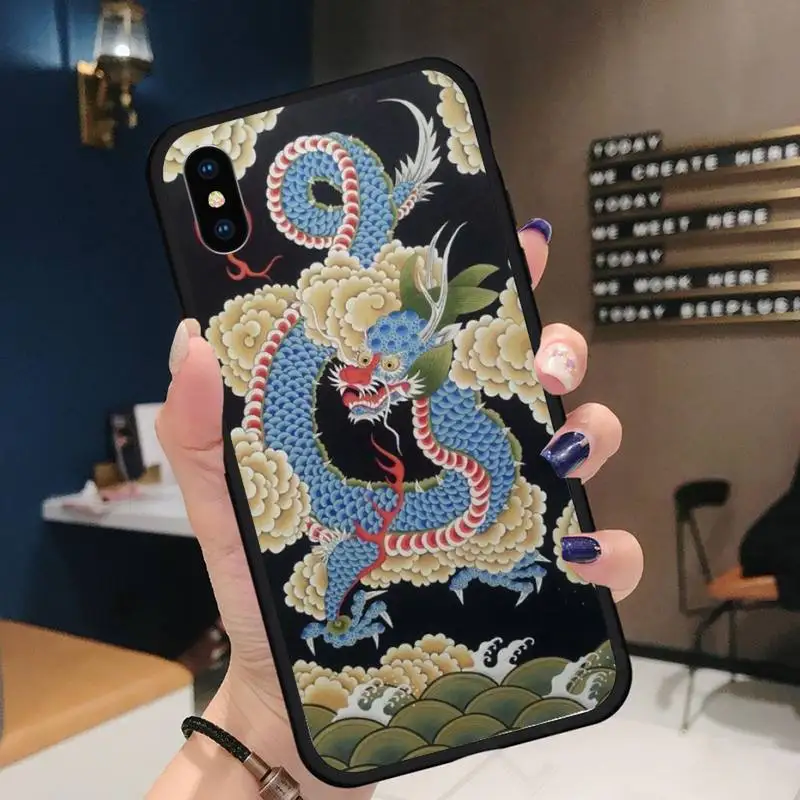 

Drago tatuaggio giapponese Phone Case for iPhone 11 12 mini pro XS MAX 8 7 6 6S Plus X 5S SE 2020 XR
