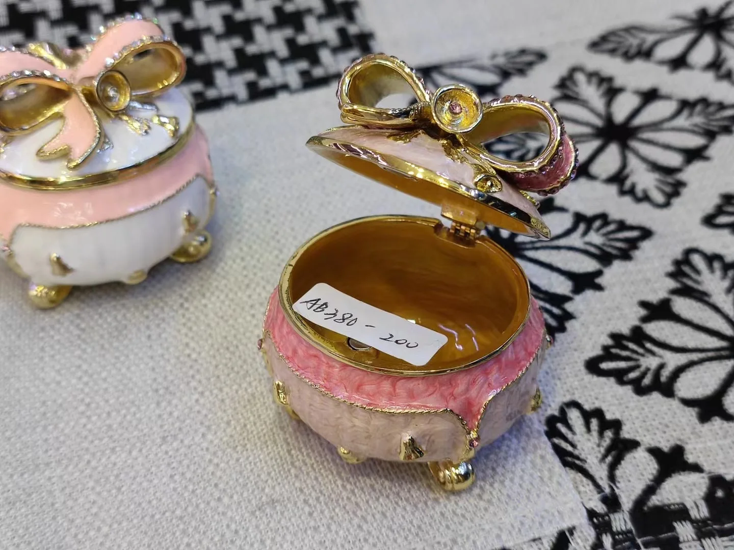 Ring and Necklace Holder Ornament Christmas Xmas Trinket Jewelry Box Gift