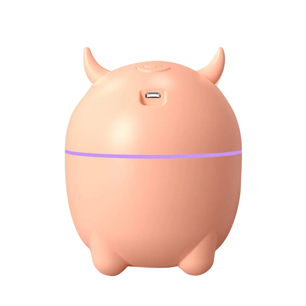 

Cartoon Cow Humidifier Household USB Rechargeable Humidifier Desktop Mute Humidifier Portable Air Humidifier