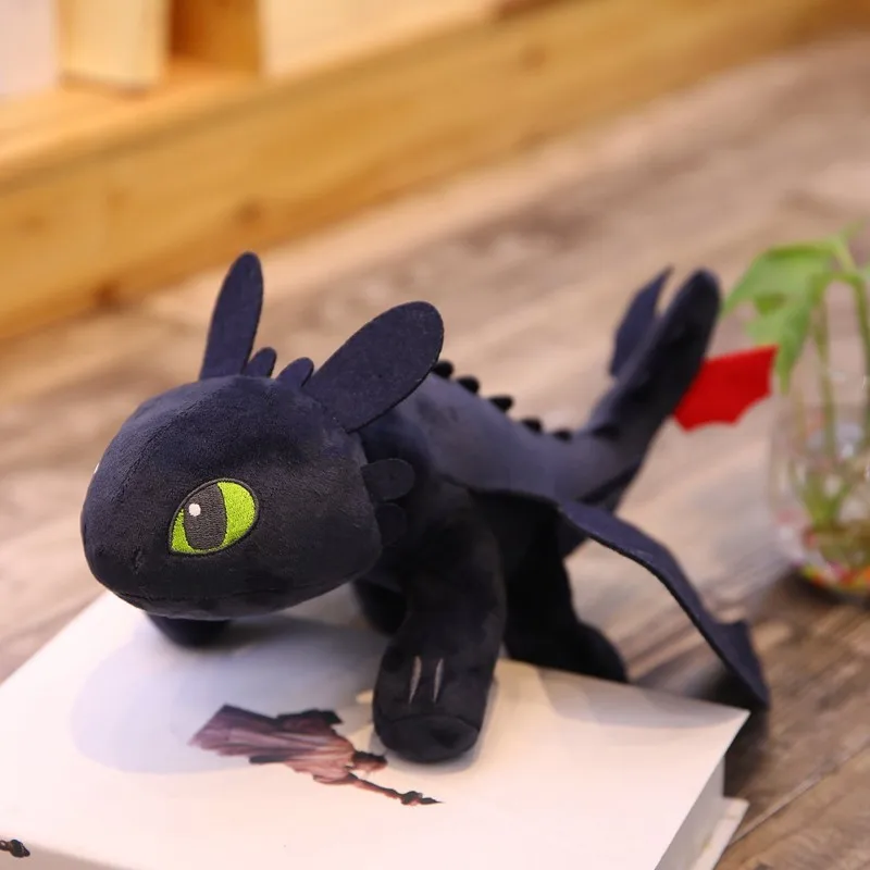 How To Train Your Dragon 3 Cartoon Plush Dolls Night Fury Light Toothless Stuffed Doll Children Kids Toys | Игрушки и хобби
