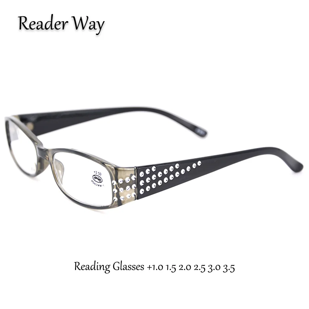 

Fashion Ladies Reading Glasses Small Plastic Frame Reader Eyewear Elegant Women Presbyopic Eyeglasses 1.0 1.5 2.0 2.5 3.0 3.5