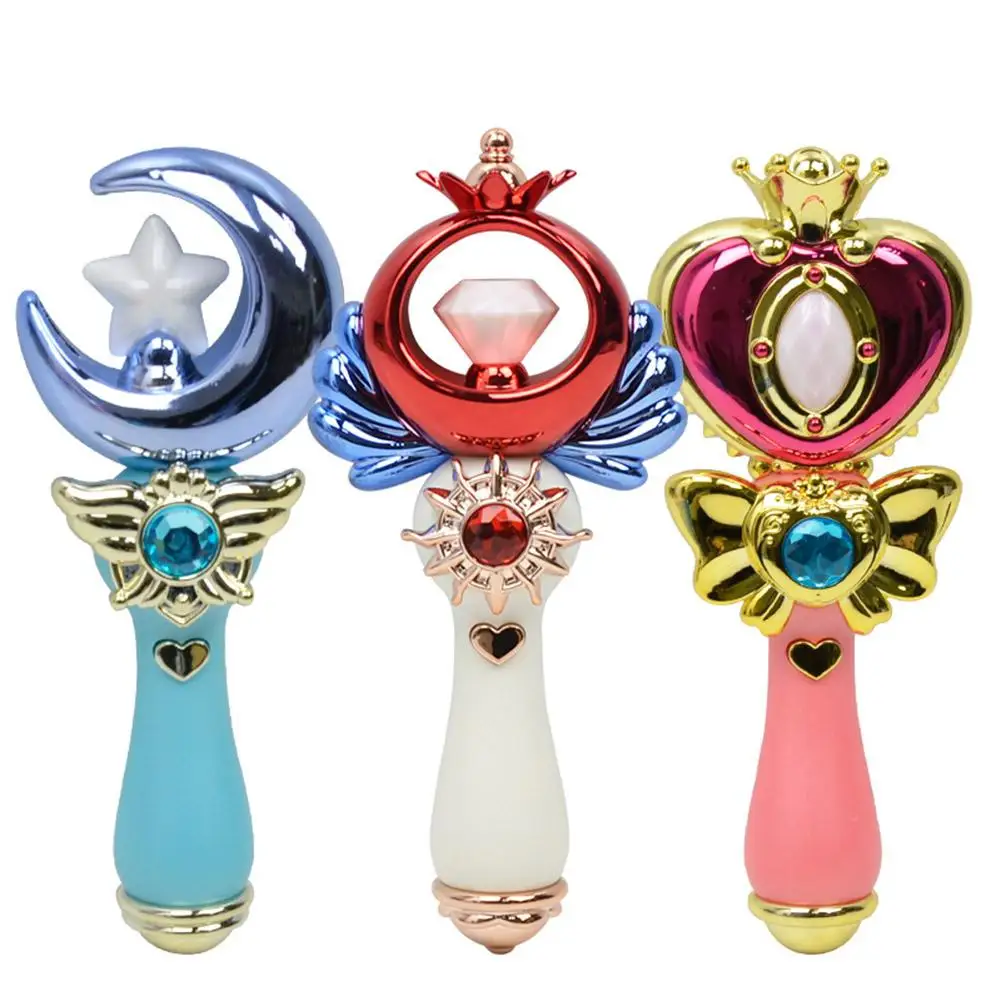 

ClearanceBaby Lovely Electric Magic Wand Heart Shape Light Music Wand (Random Color)