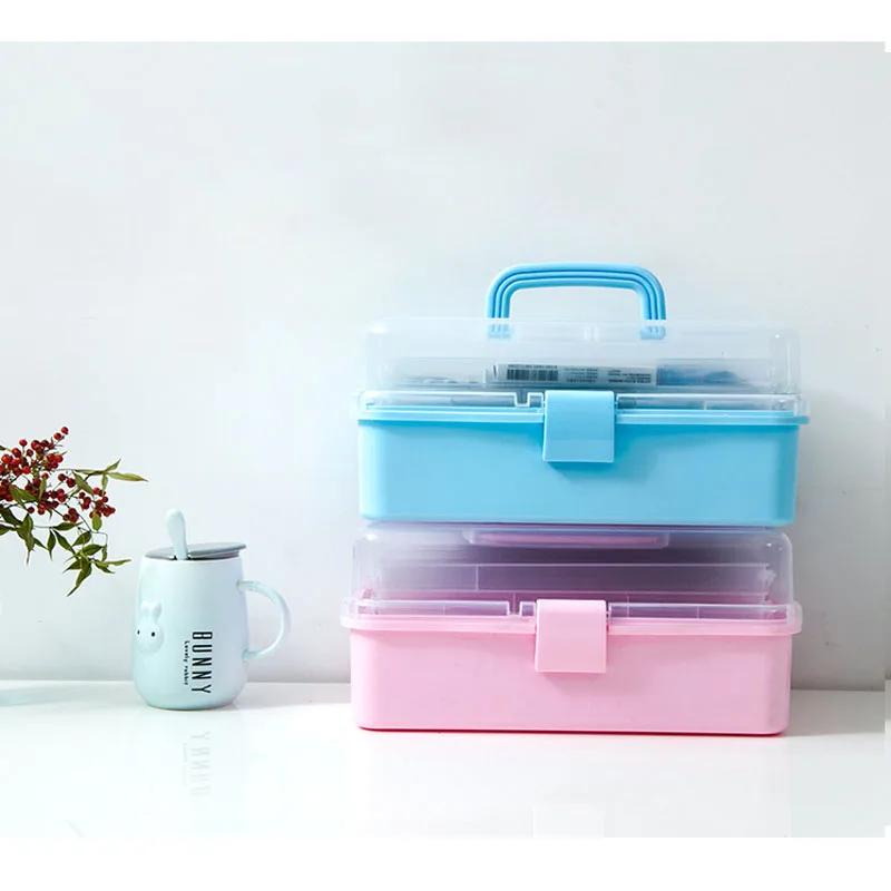 3 слоя Домашний медицинский ящик отделение для хранения Организатор 31 5*17*15 см