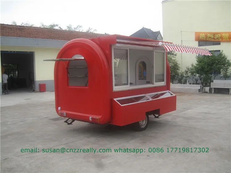 

stainless steel airstream trailer, customized food trailer, mobile kitchen food truck