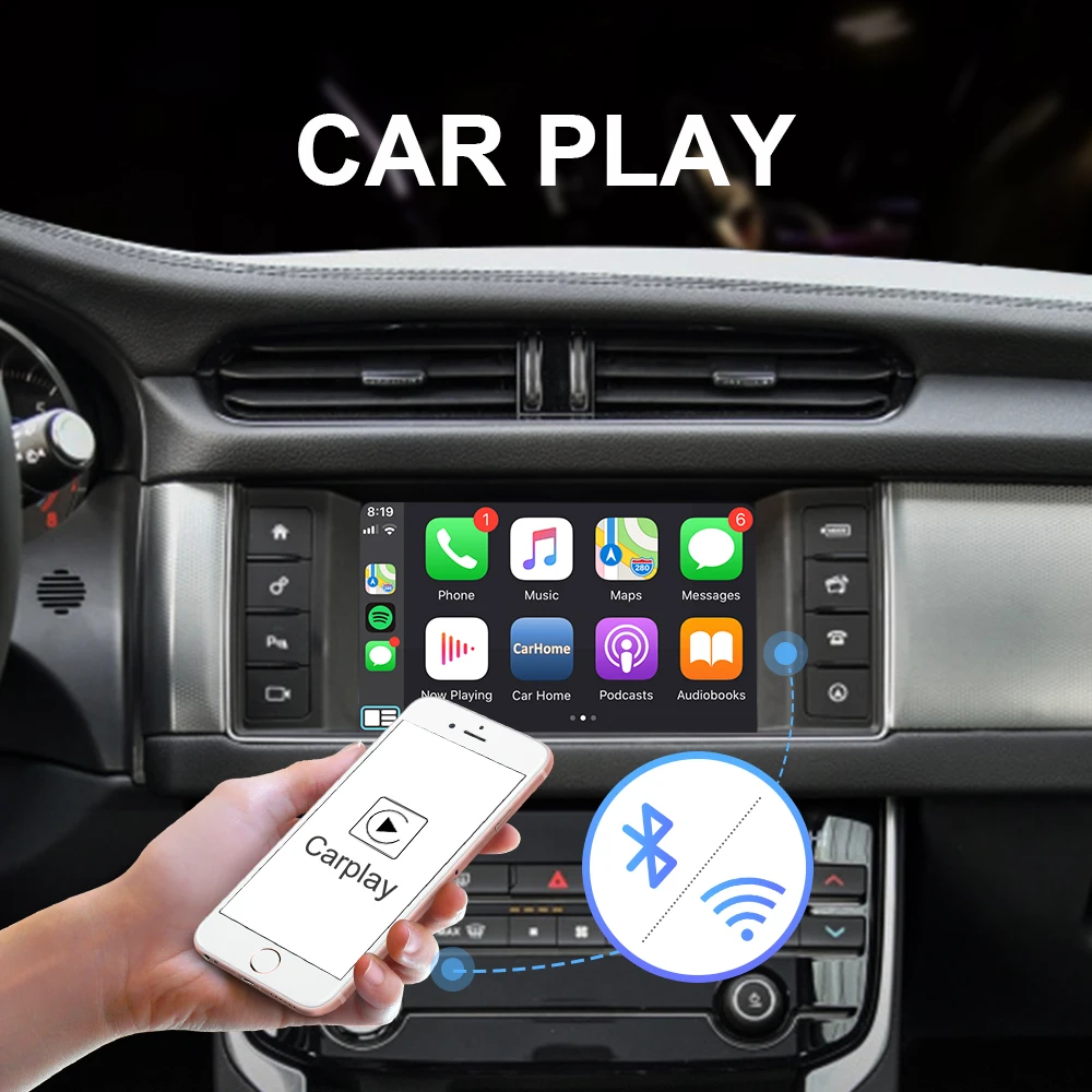 ISUDAR для Apple беспроводной Carplay Jaguar/Land Rover/XE/XF/Range Rover/Evoque/Discovery 4 Android Auto Ai Box