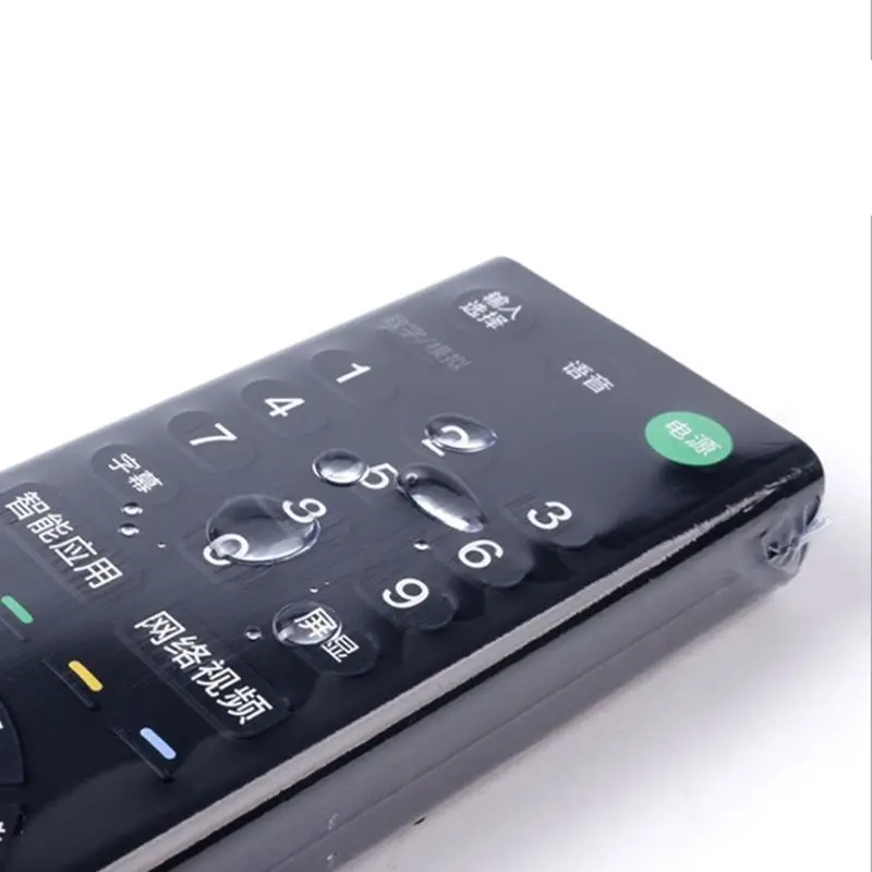 5pcs/lot 27x11cm TV Remote Control Dustproof Bag Thermal Shrinkage Film Air Condition Case Cover Protective Anti-dust | Электроника