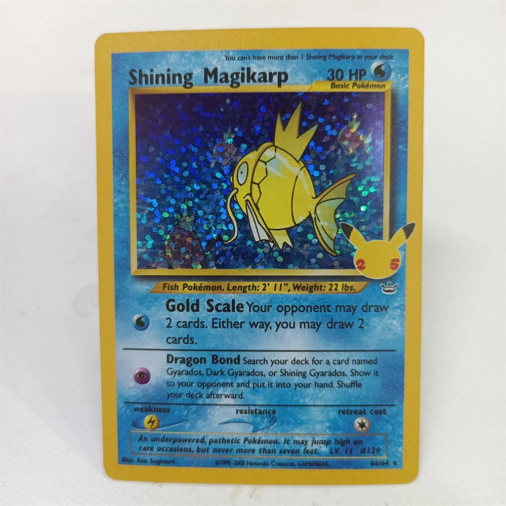 Pokemon 25Th Anniversary Tcg DIY V Max Flash Card Pikachu Charizard Trainer Battle Games Rare Collection Cards Toys Gifts | Игрушки и