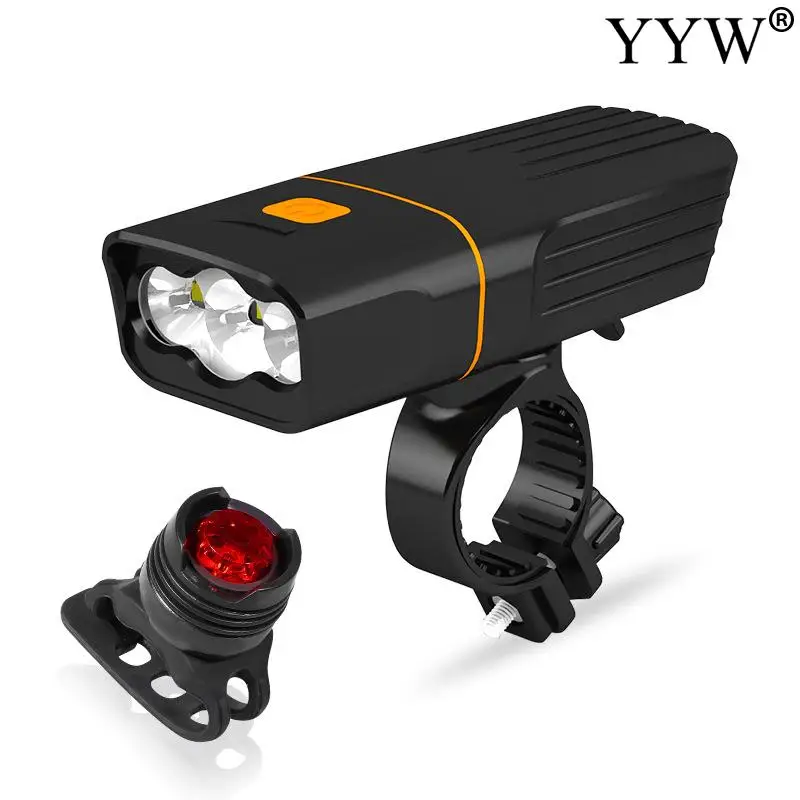 

Built-In 5200mAh Bicycle Light L2/T6 USB Rechargeable Power Bank 20000Lm 3Modes Bike Light Waterproof Headlight Bike Accessories