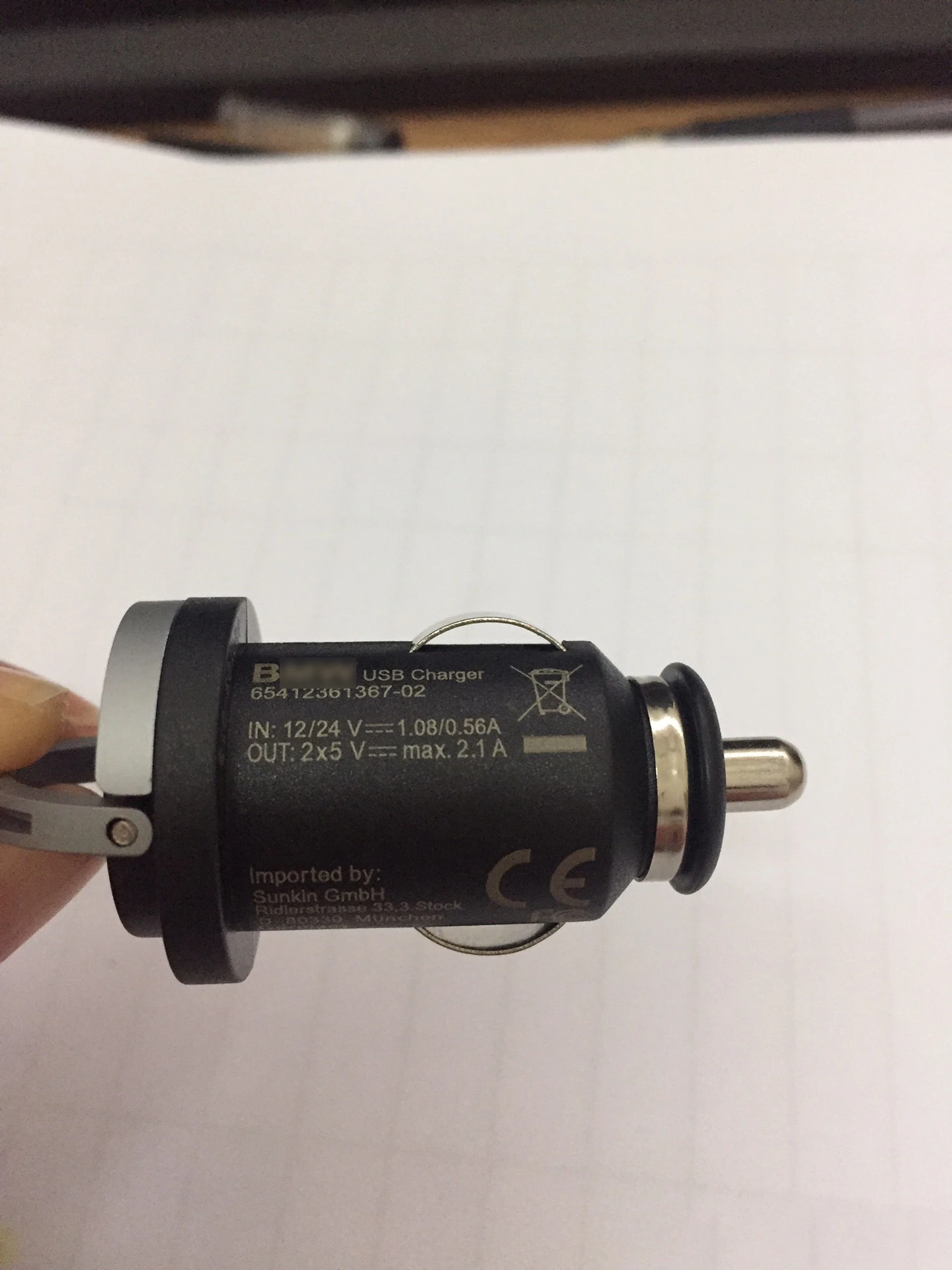 

Car original USB charger For BMW universal for f10 f15 f16 f25 f26 f30 e90 f01 g30 g50 USB quick dual cigarette lighter adapter