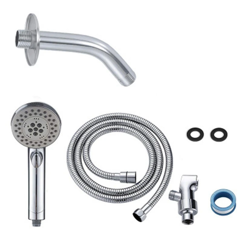 

Shower Head, High Pressure 5 Setting Shower Head Hand-Held with ON/OFF Switch and Spa Spray Mode