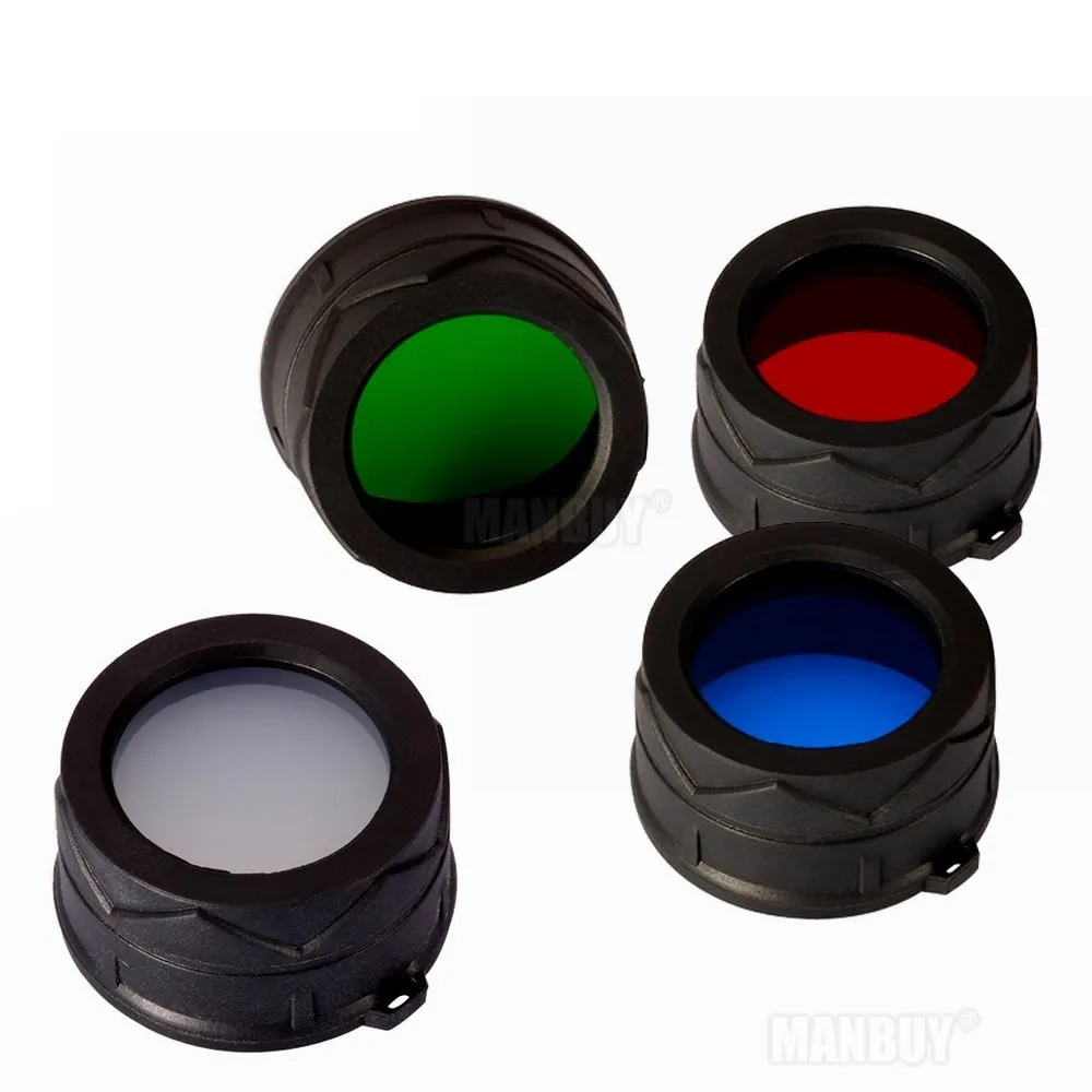 Лучшие продажи NITECORE фонарик RGB рассеянный фильтр минеральной покрытием Стекло
