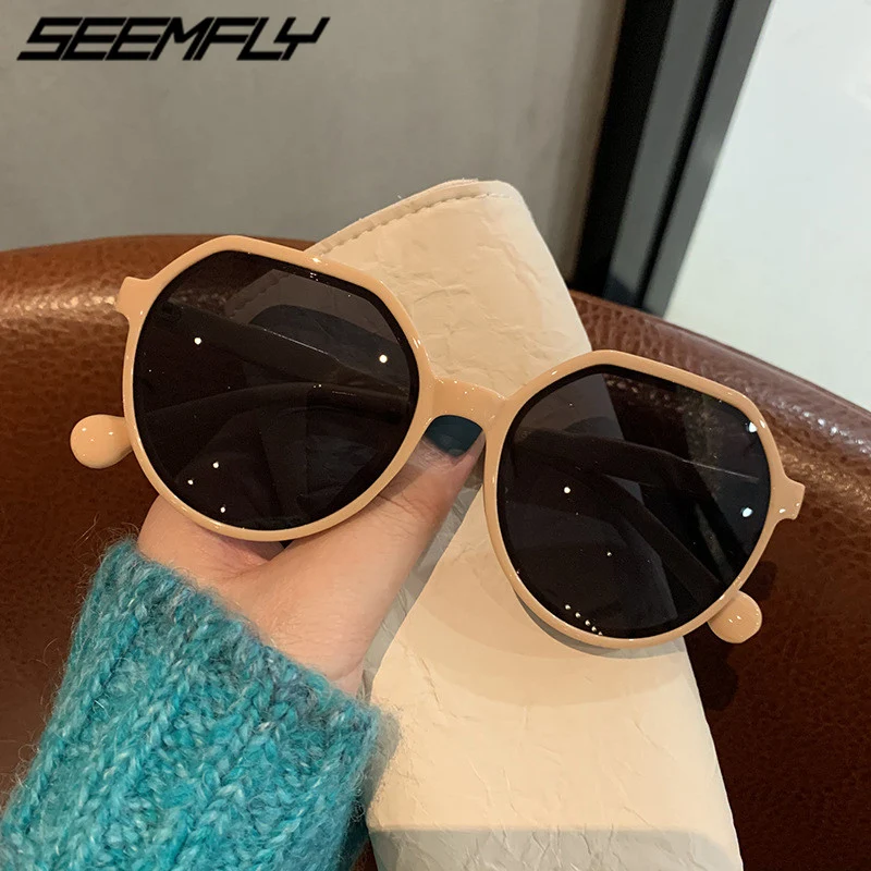 

Seemfly Vintage Sunglasses Women Men Sun Glasses UV400 Shades Male Goggle Spectacle Mirror Oculos Gafas De Sol Unisex Eyewear