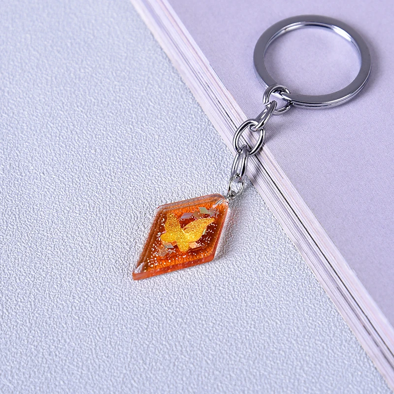 Женский брелок с геометрическим рисунком ювелирное украшение в виде Цветной