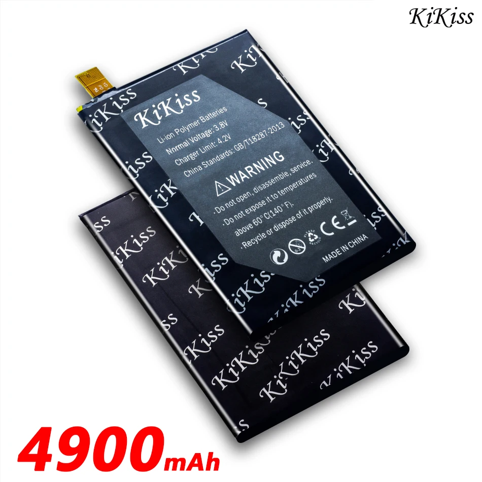 Литий ионный аккумулятор KiKiss с реальной емкостью 4900 мАч для Sony Xperia Z5P Z5 Plus Premium Dual