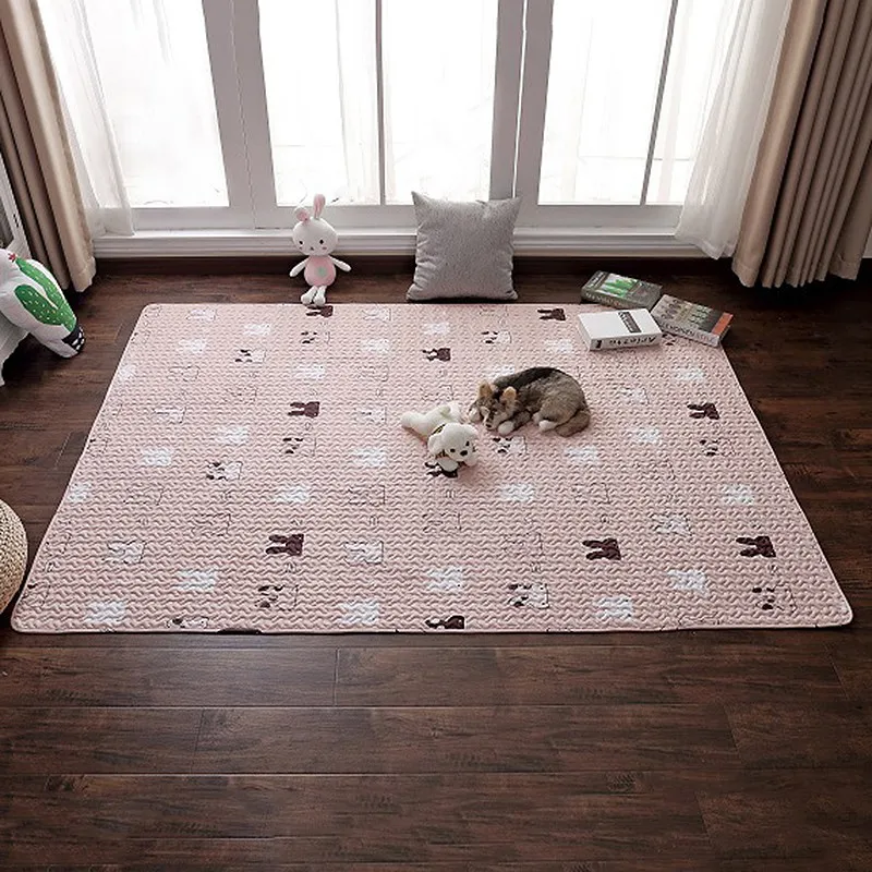 Новый хлопковый детский коврик для ползания Нескользящие Детские игровые