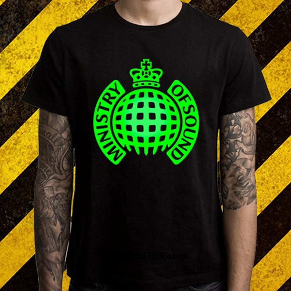 Новая Черная футболка с логотипом Ministry of Sound Electro House размеры от S до 3XL высокое