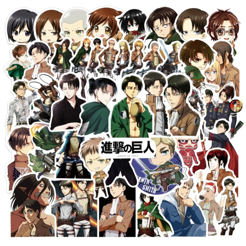

10/30/50Pcs/Package Japanese Anime Graffiti Sticker Luggage Laptop Waterproof Wall Sticker Cartoon DIY Toy Decoration Decal