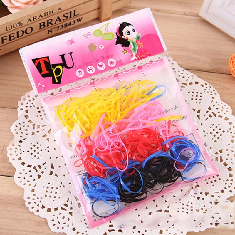 220 шт./лот корейский конфетных оттенков головной убор для волос кольцевые канаты
