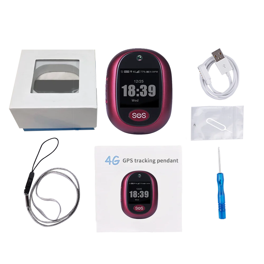 

IP67 Waterproof 3G 4G full Netcom SOS personal SOS Button emergency alarm GPRS Anti-fall alarm for the elderly and children