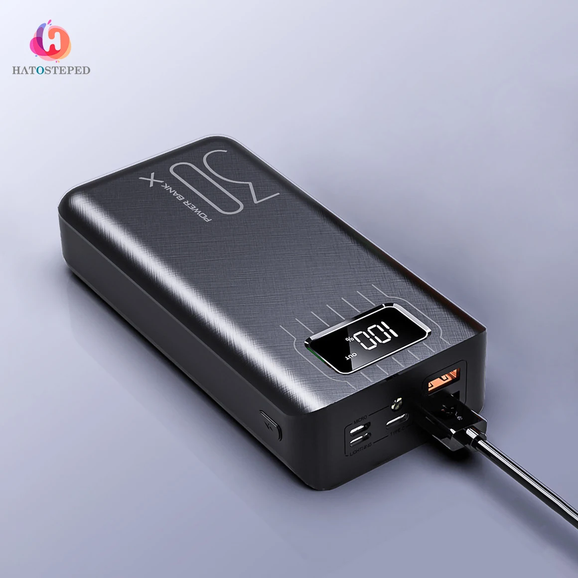 30000mAh Power Bank Портативная зарядка Poverbank Мобильный телефон Внешнее зарядное