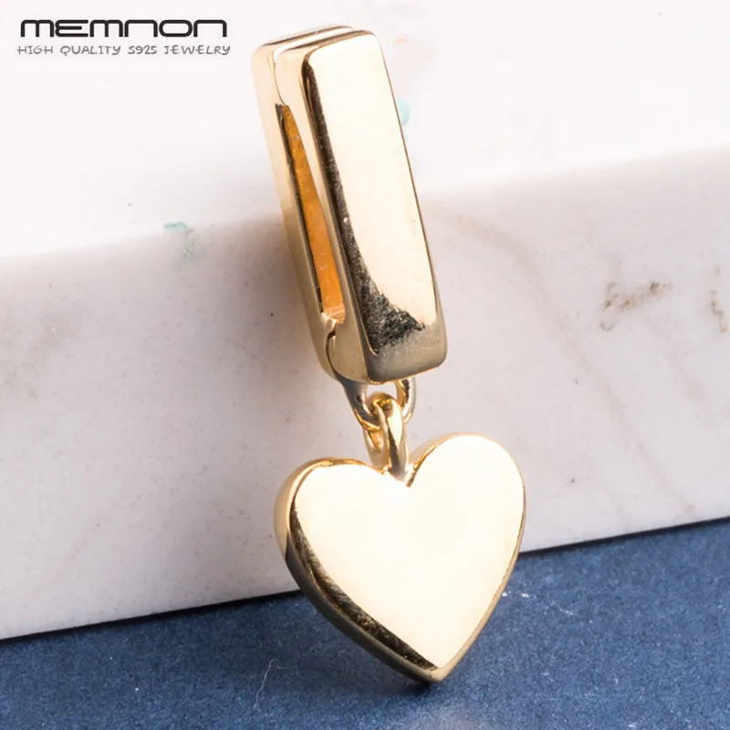 Золотые блестящие рефлексионные Подвески в виде плавающего сердца подвески