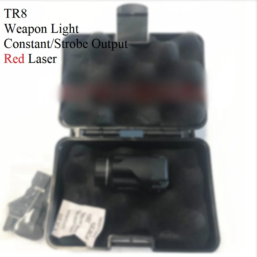 

Tactical TLR LED Weapon Light Flashlight with Red Laser Sight For Pistol Hunting Glock 17 19 SIG CZ KXS009