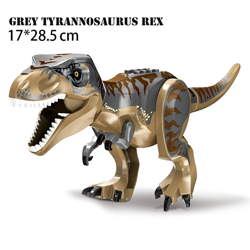 

Dinosaur Building Block Jurassic Tyrannosaurus DIY Assembly Bricks Figures Dino Pterosaur Raptor Toy Kids Gift Child