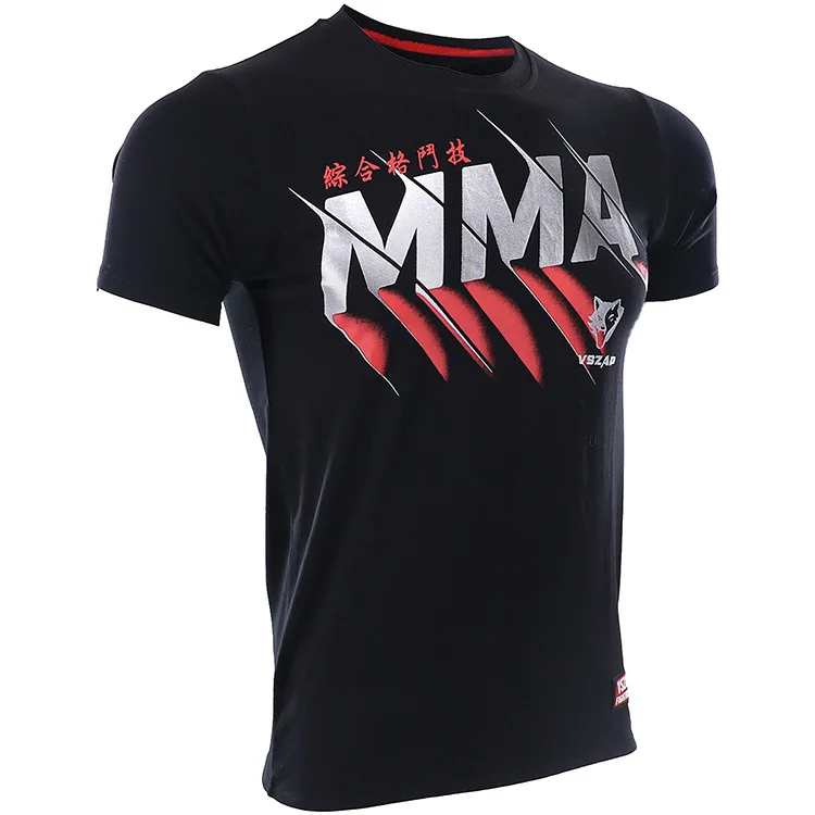 VSZAP MMA Муай Тай боксерские шорты Muay ThaiPattern Спортивная футболка тренировочная
