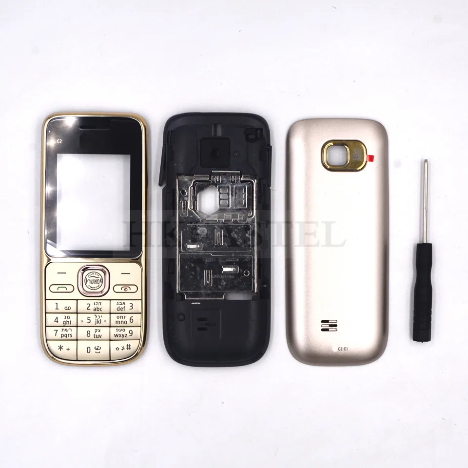 10 шт./лот новинка высокое качество C2-01 чехол для Nokia C2 c2-01 полный корпус +