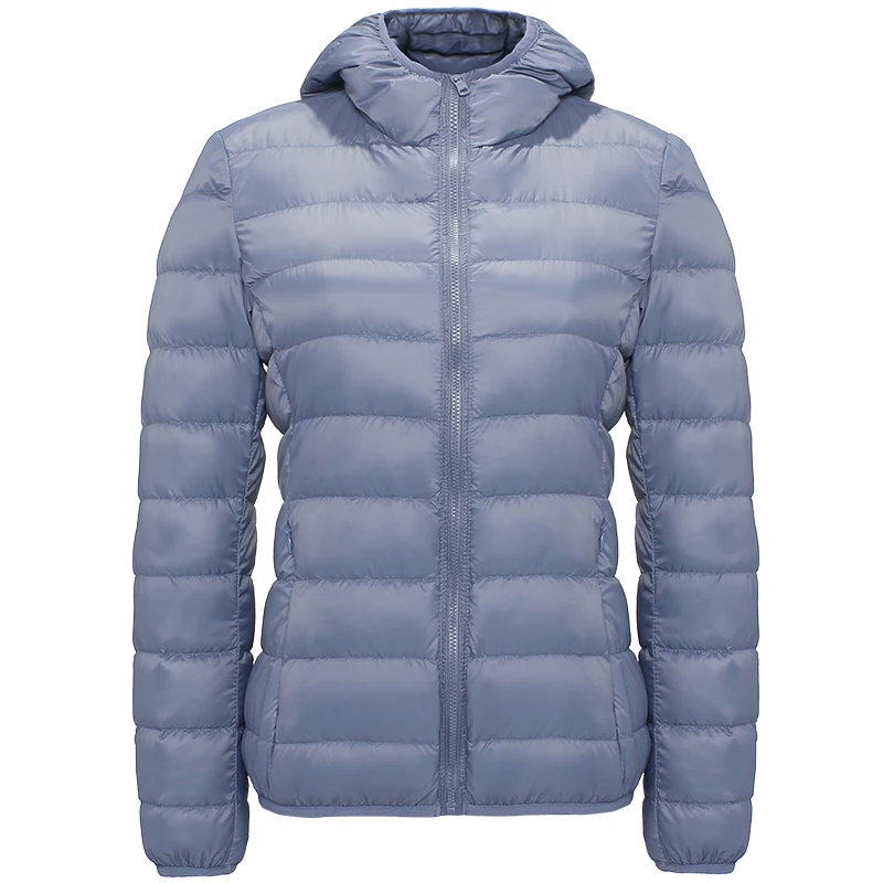 Куртка NewBang женская из матовой ткани ультралегкий пуховик на утином пуху верхняя