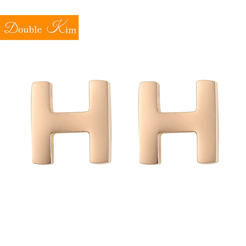 Женские серьги с буквами на английском языке из нержавеющей стали