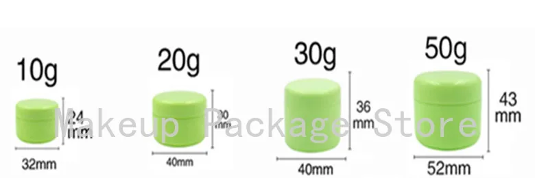 

30/50pcs Plastic Refillable Bottles Empty Makeup Jar Pot Travel Face Cream/Lotion/Cosmetic Container 10g 20g 30g 50g