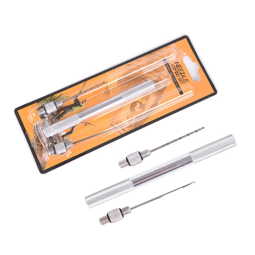 

3 in 1 Aluminum Pellet Needle Baiting Fishing Accessories Multifunction Holder Loading Device Carp Fishing Tools for Bait Load