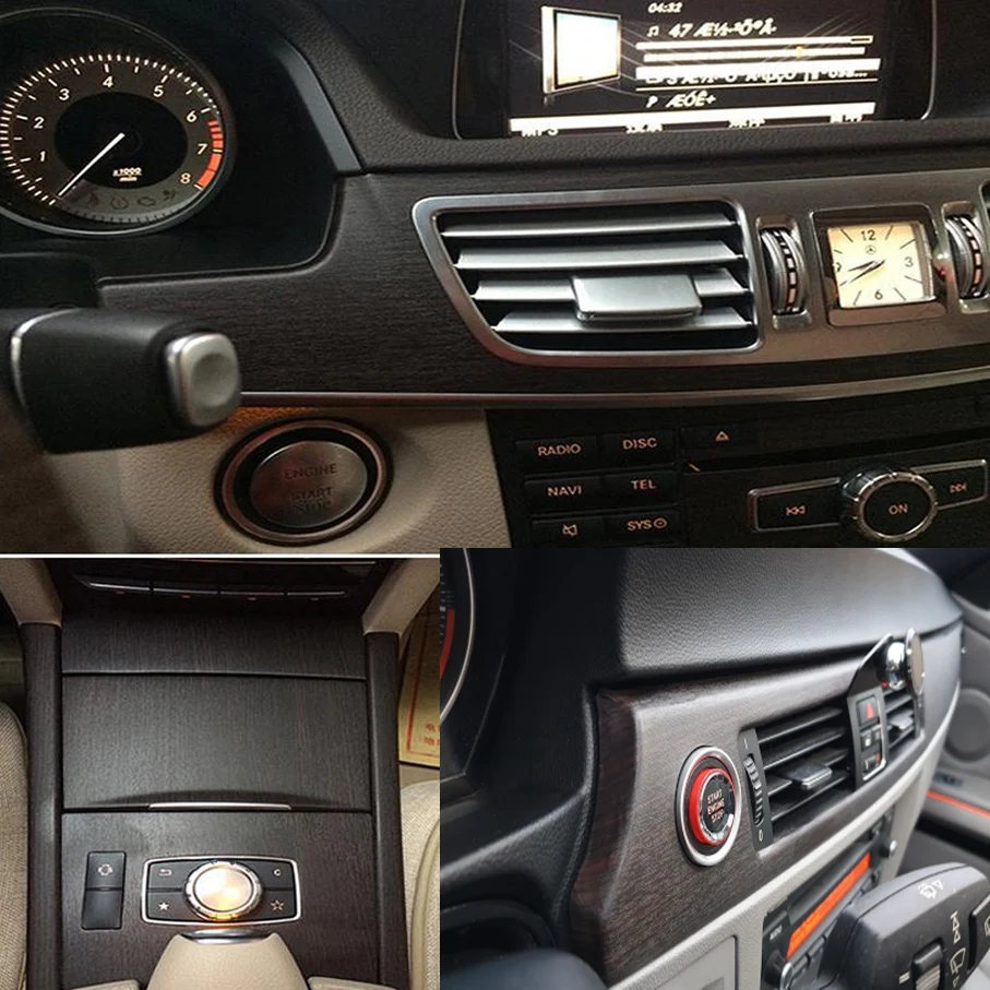 24 см * 100/200/300/400/500/600/800 ПВХ автомобильная пленка под дерево s Водонепроницаемая