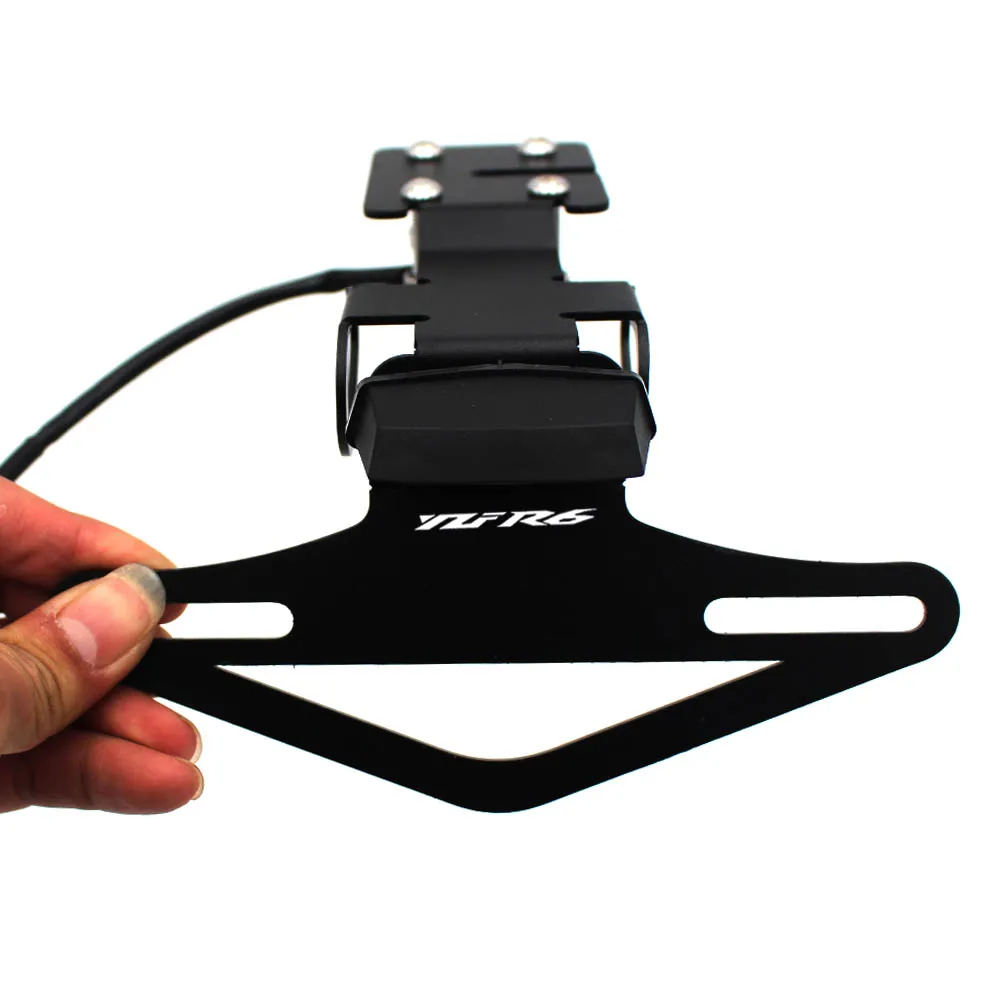 Держатель номерного знака светодиодный светильник для Yamaha R6 2006-2016 YZF-R6 2017 2018 2019
