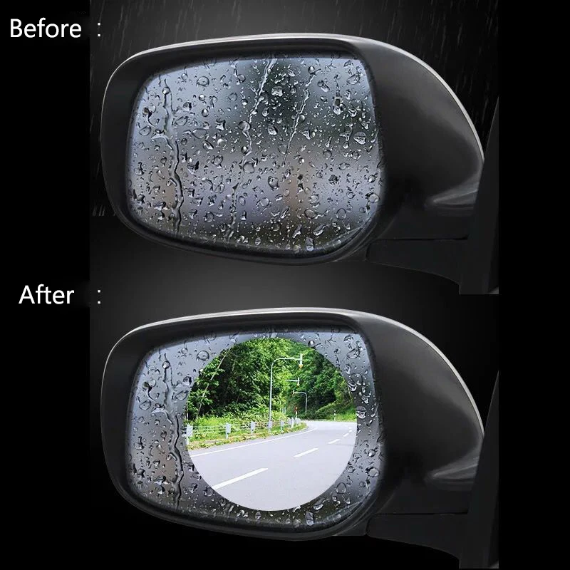 2 шт. Автомобильная анти Водяная противотуманная пленка противотуманное