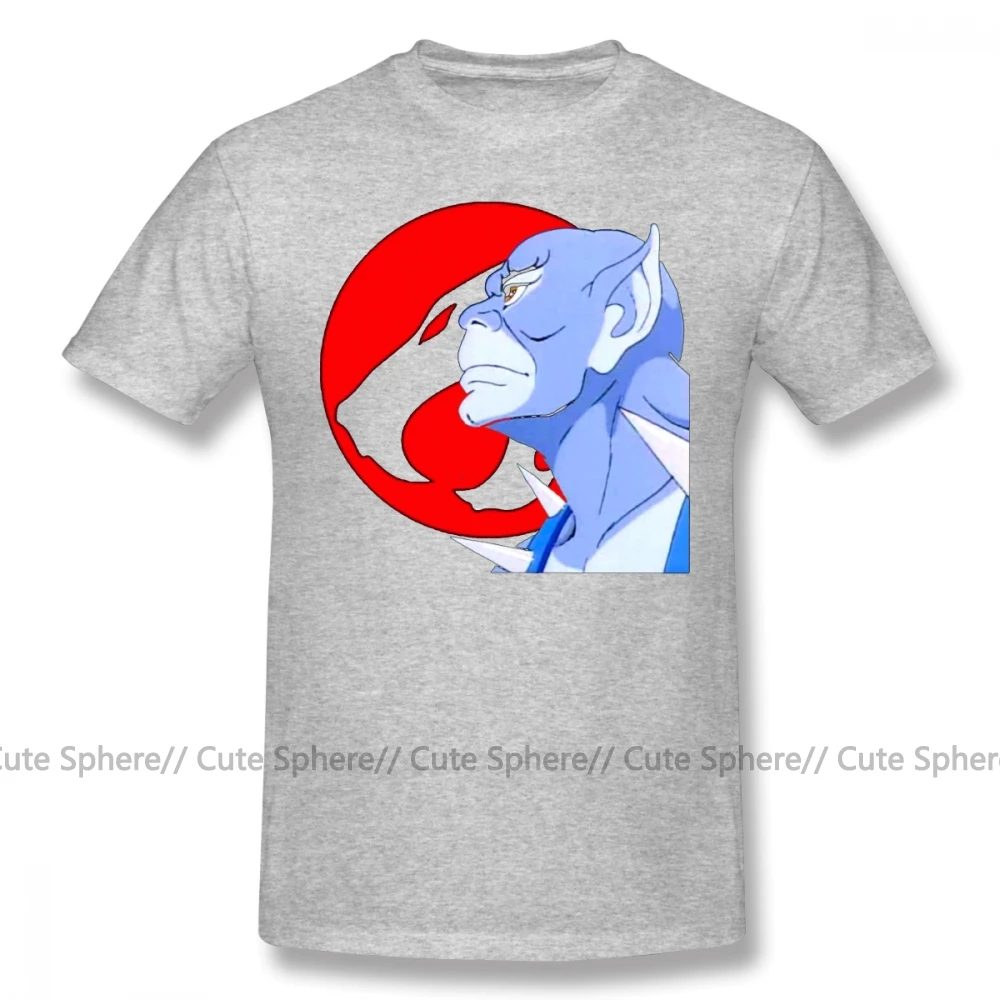 Thundercats футболка Panthro футболка пляжная большая футболка 100 хлопок забавная Мужская футболка с коротким рукавом и принтом - Цвет: Gray