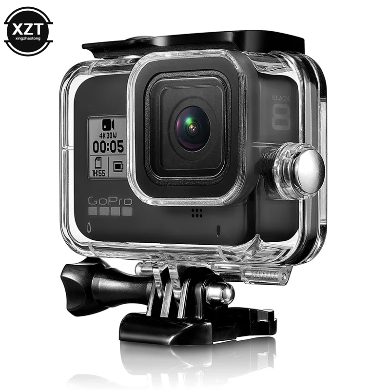 Водонепроницаемый чехол для подводной съемки черный защитный объектива камеры