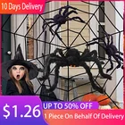 2020 Рождество 55 см70 смчерный паук украшение на Хэллоуин дом с привидениями реквизит гигантский Декор для дома и улицы Рождественский подарок