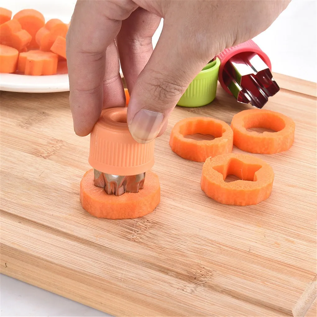 Горячая Распродажа 3 шт./компл. нож для овощей в форме сердца портативные