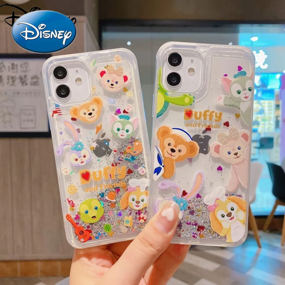 

Disney Stellalou for IPhone 7/8p/X/XR/XS/XSMAX/11/12pro Cartoon Personality Quicksand Phone Case
