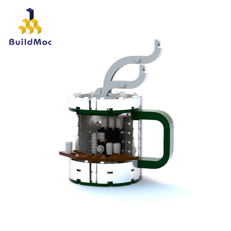 Строительные блоки BuildMOC Mini City Street View Кофейня магазин гамбургеров город Diy Кирпичи игрушки для детей рождественские подарки