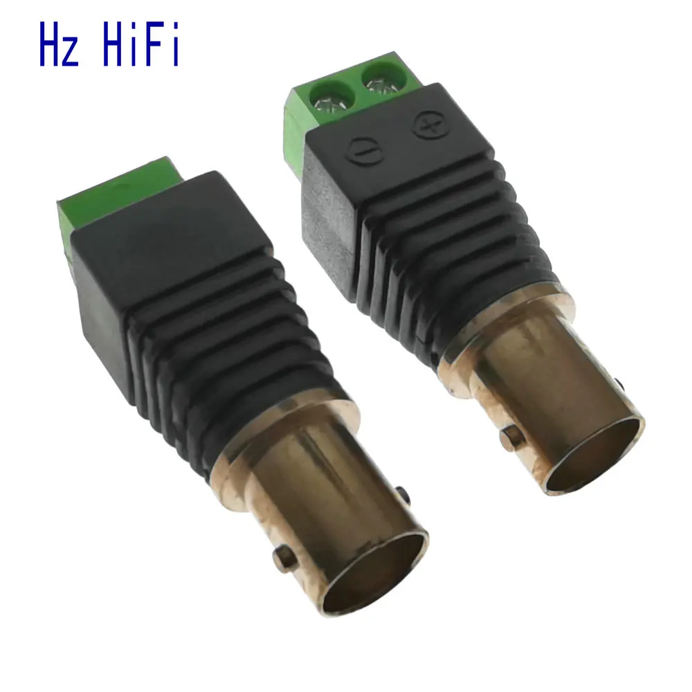 Коннекторы BNC Мама гайка для AHD камеры CVI TVI CCTV коаксиальные/Cat5/Cat6 кабели 5
