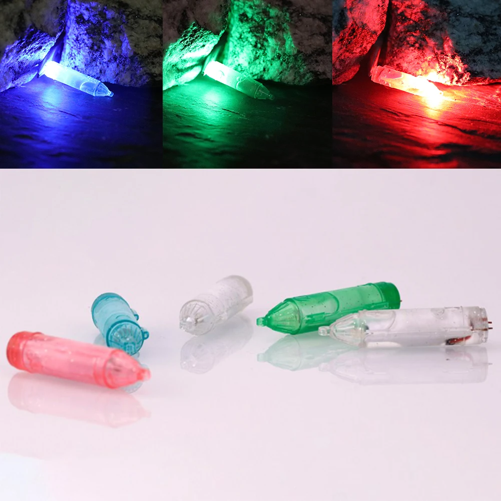 

LED Fishing Lure Light Flash Signal Light 200m Deep Drop Auto OFF Underwater Fishing Light Attractant Bait Fishing Tackles Tools