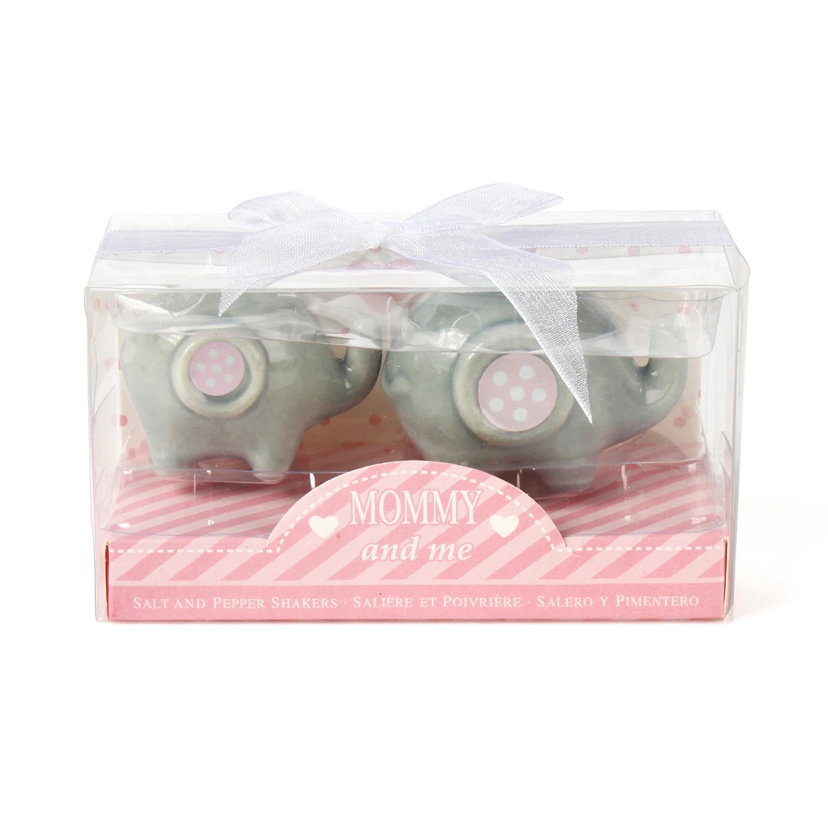 

10 Ceramic Elephant Salt & Pepper Shakers Favors