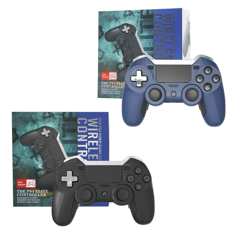 

Bluetooth-compatible Wireless For PS4 Gamepad Dual Vibration Elite Game Console Controller Joystick for PC Video Gaming Console