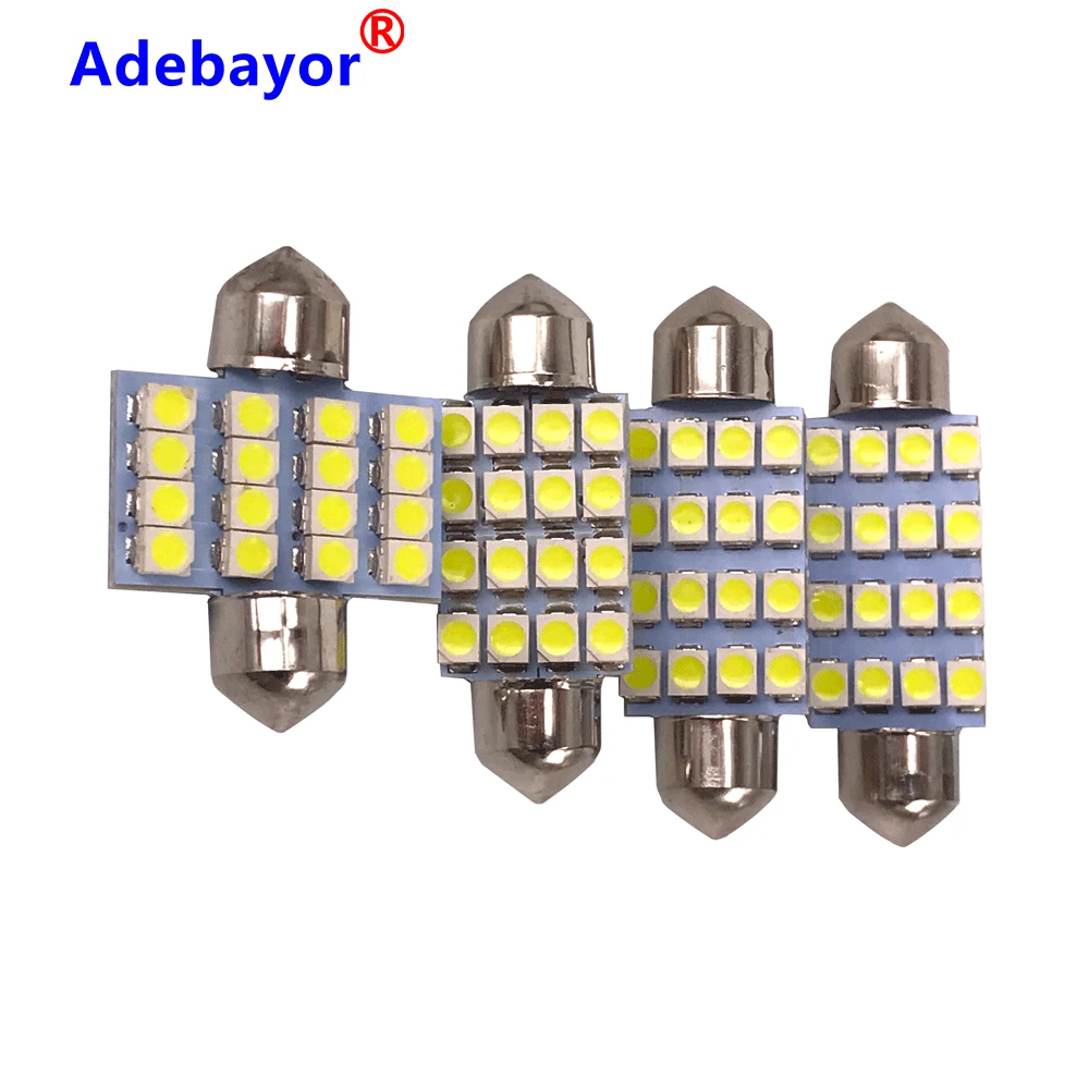 400 шт. гирлянда светодиодный 41 мм 3528 1210 SMD 16 Светодиодный белый светильник