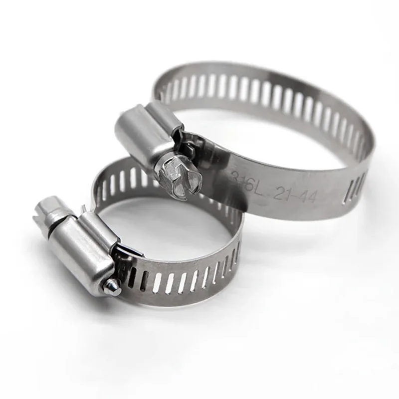 Нержавеющая сталь мини Топливопровод шланг зажим дополнительный Размеры для