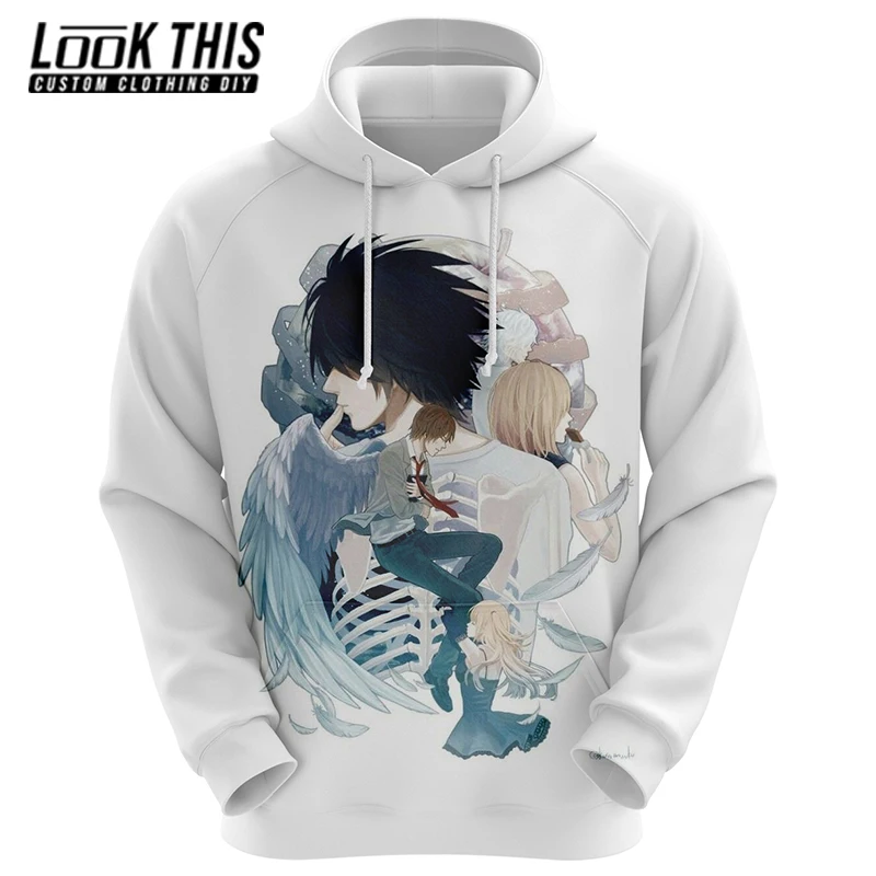 

Death Note 3D Children's Hoodies Boys Girls Oversized Long Sleeve Hoodie Cool Print Childs Sportswear Outerwear Pullover Tops
