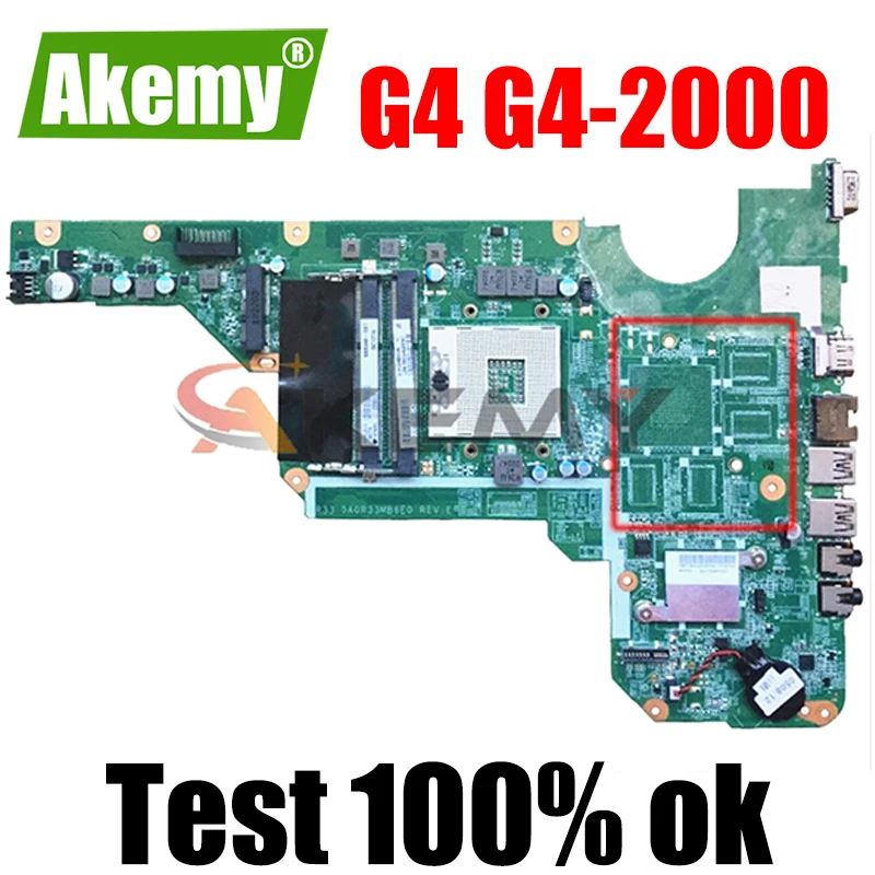 

DA0R33MB6E0 R33 Mainboard For HP Pavilion G4 G4-2000 G6 G6-2000 G7 G7-2000 Laptop Motherboard 680568-001 680568-501 With HM76